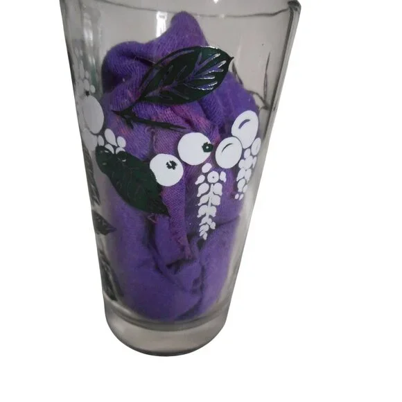 MCM Peanut Butter Drinking Juice Glass Tumbler Snowberrys Estate find 5" - Picture 4 of 6